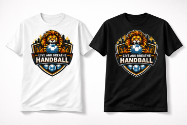 „Live and Breathe Handball Shirt – Premium Fan & Player Design“